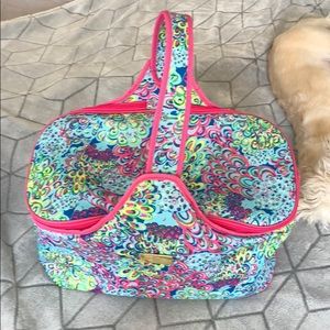 Lilly Pulitzer insulated cooler in Lilly’s Lagoon